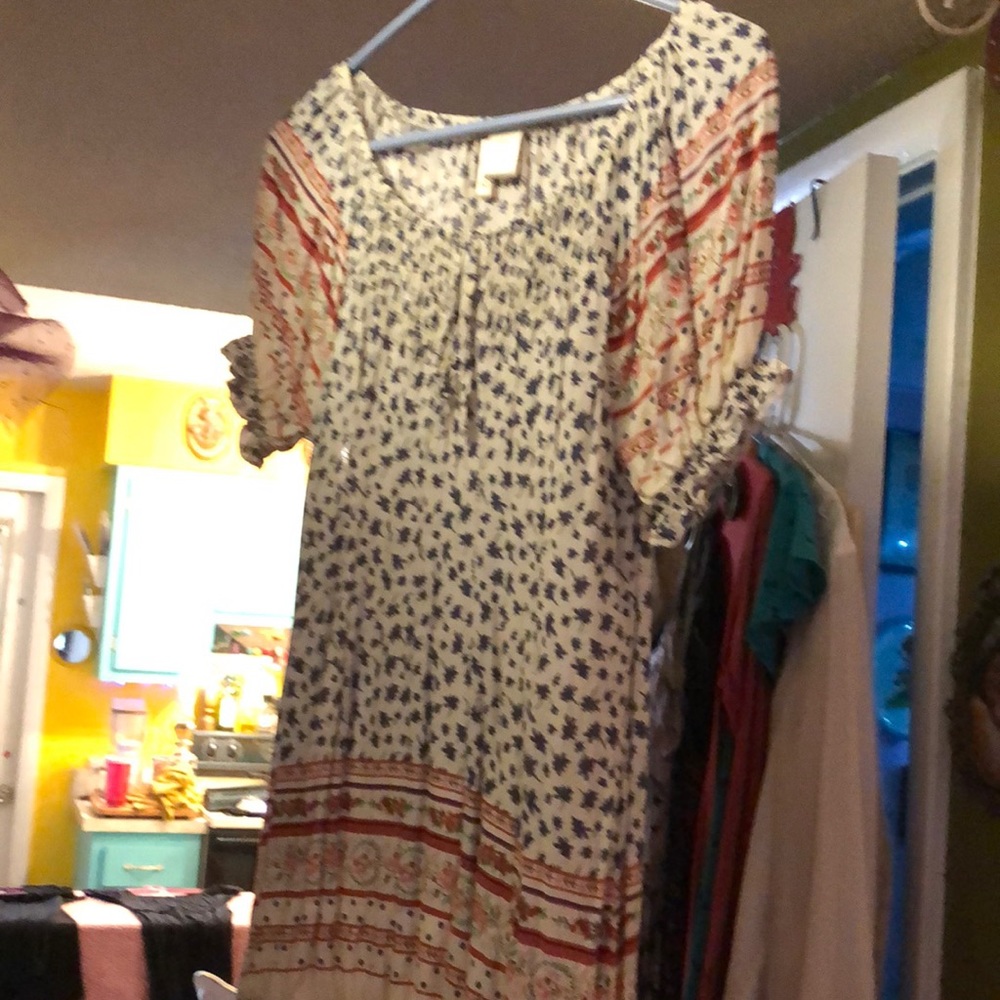 Linen boho top
